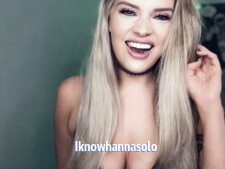 Iknowhannasolo